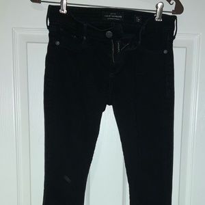 Lucky brand skinny black jeans, never worn